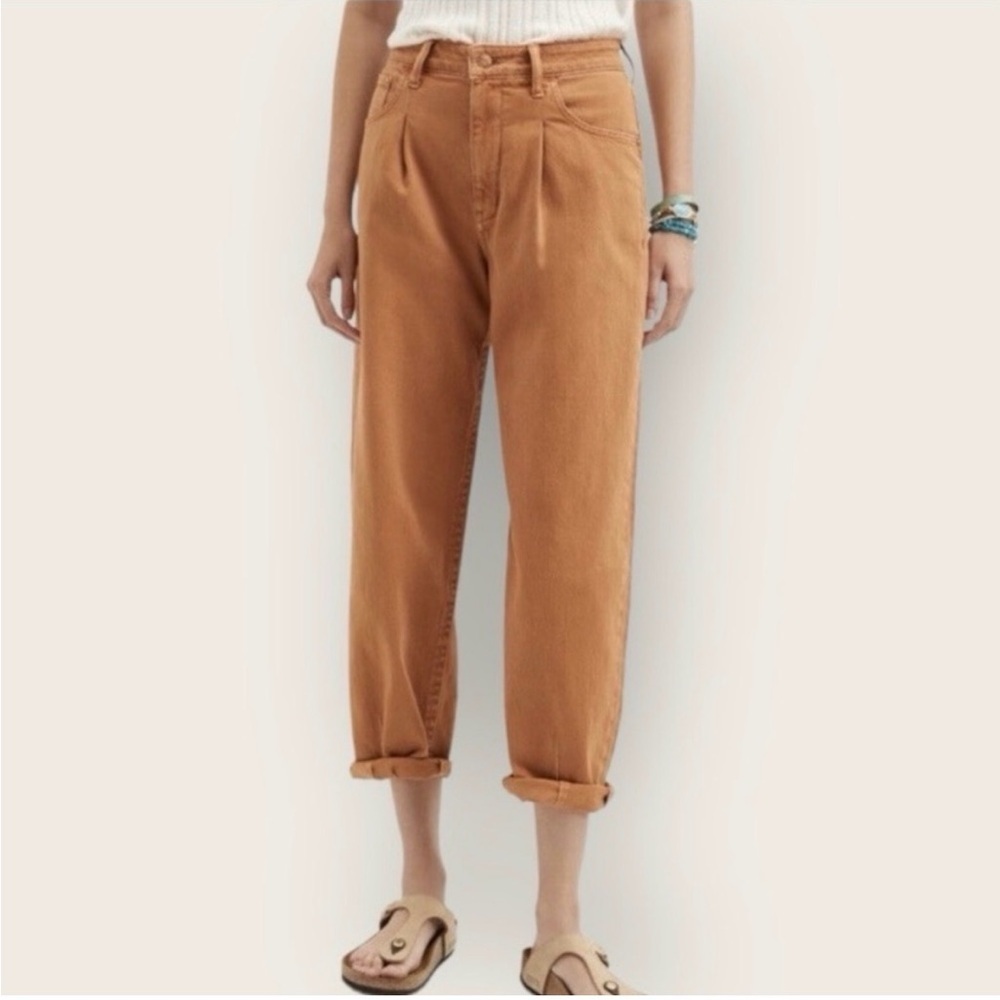 Anthropology Pilcro The Breaker Barrel Leg Jeans sz 29 copper shade preloved - Picture 1 of 14
